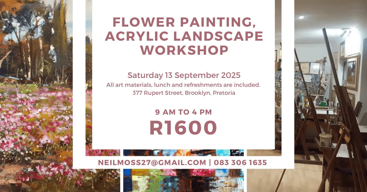 Flower Painting Workshop 13 September 2025